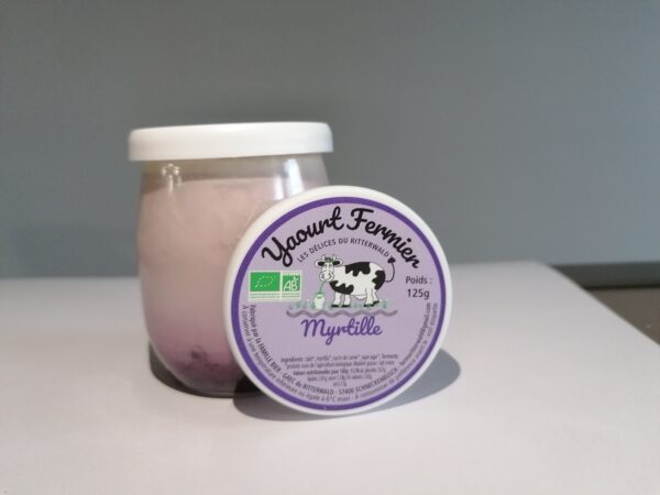 Yaourt myrtille